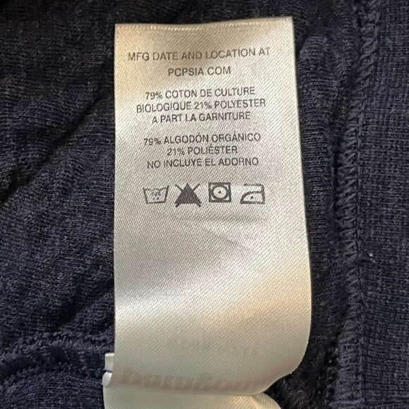 Patagonia Quilted Snap T Pullover Mens Medium Blue Organic Cotton - Picture 5 of 10